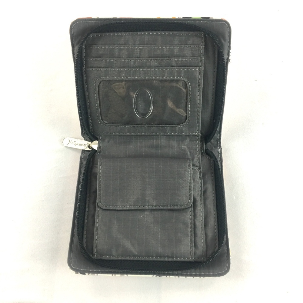 💎SOLD💎LESPORTSAC Floral Bi-Fold Zip Wallet - Picture 3 of 4